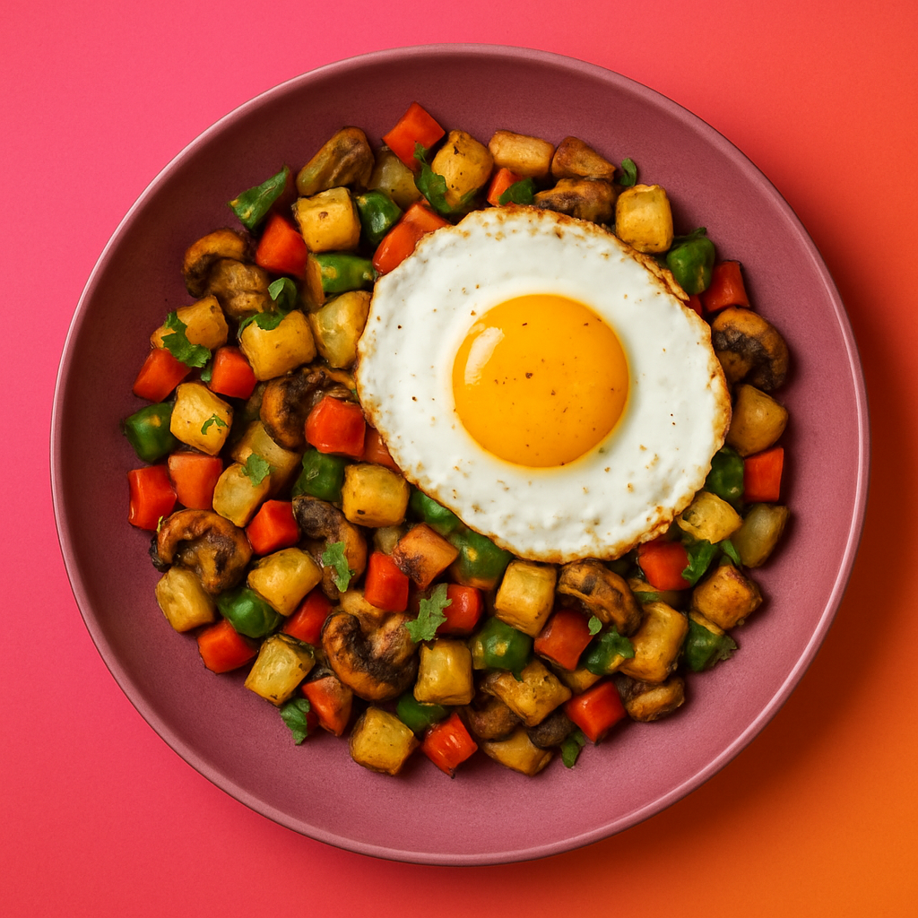 European Vegetable Breakfast Hash